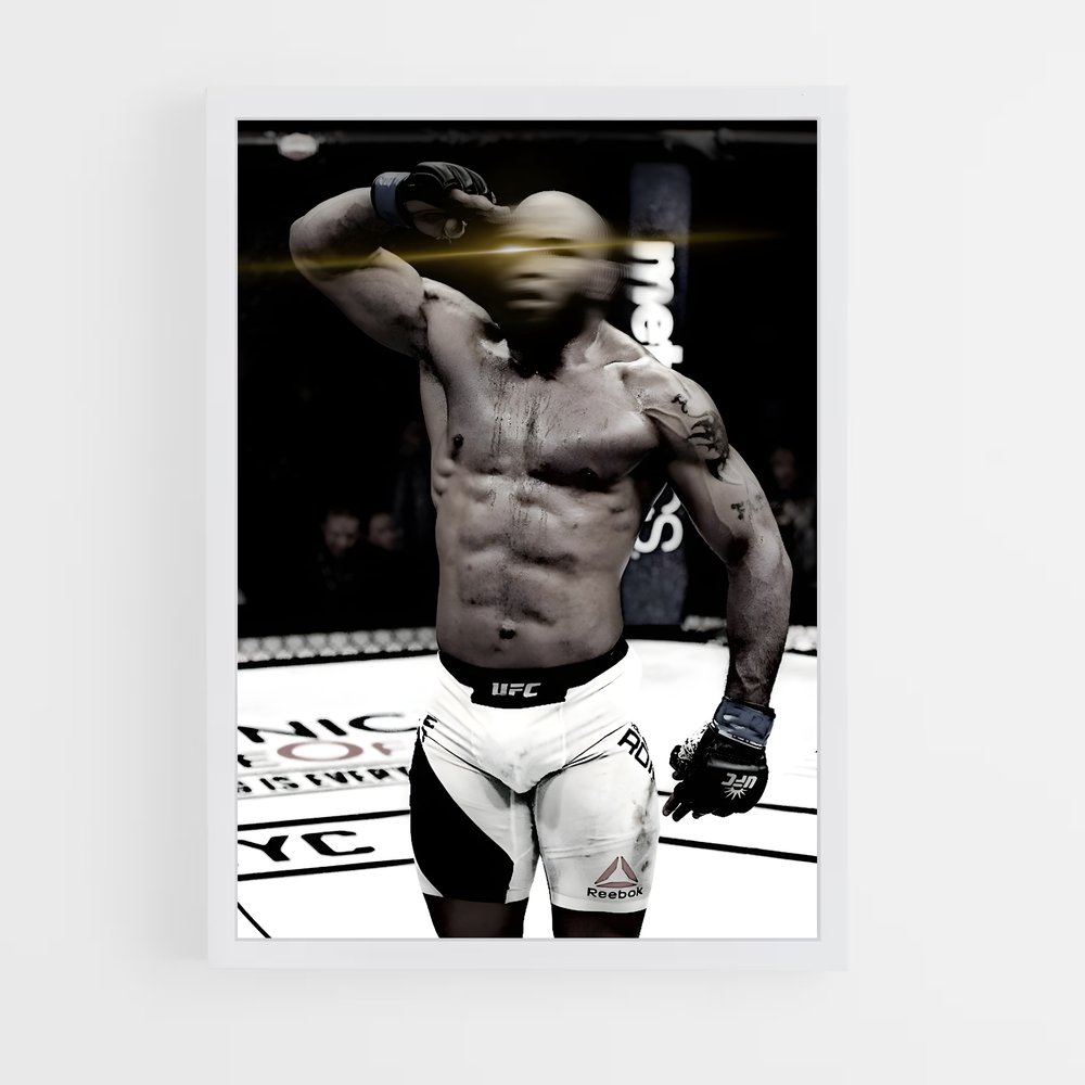 Poster Champion sur le Ring – affiche MMA (vue 3)